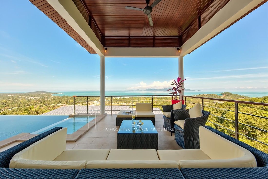 Ko Samui In Maenam Villa Plain Sea