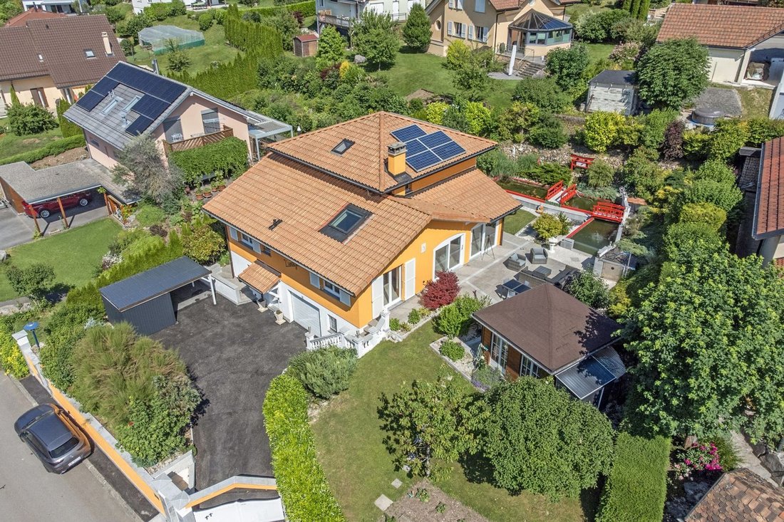 House In Perfect Condition With Breathtaking View Of Vallorbe