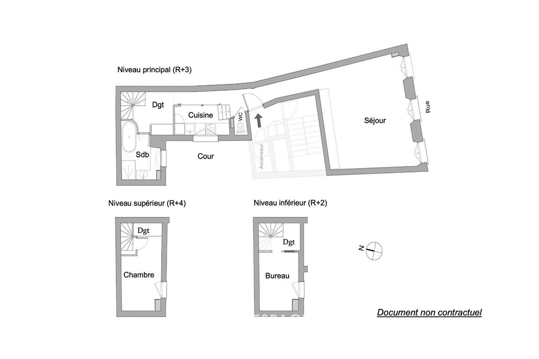 Apartment in Montorgueil-Saint Denis, Paris 2e Arrondissement, Paris 3 - 17814114