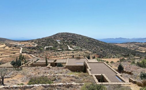 Land in Paros, Aegean, Griechenland 1