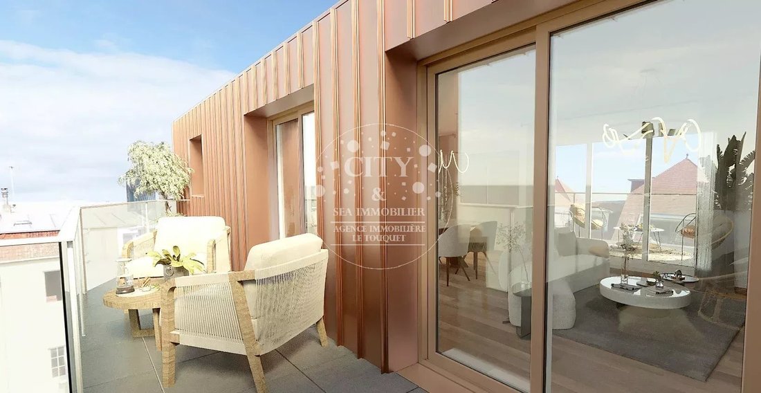 Wohnung in Littoral, Le Touquet-Paris-Plage, Frankreich 1 - 13407914
