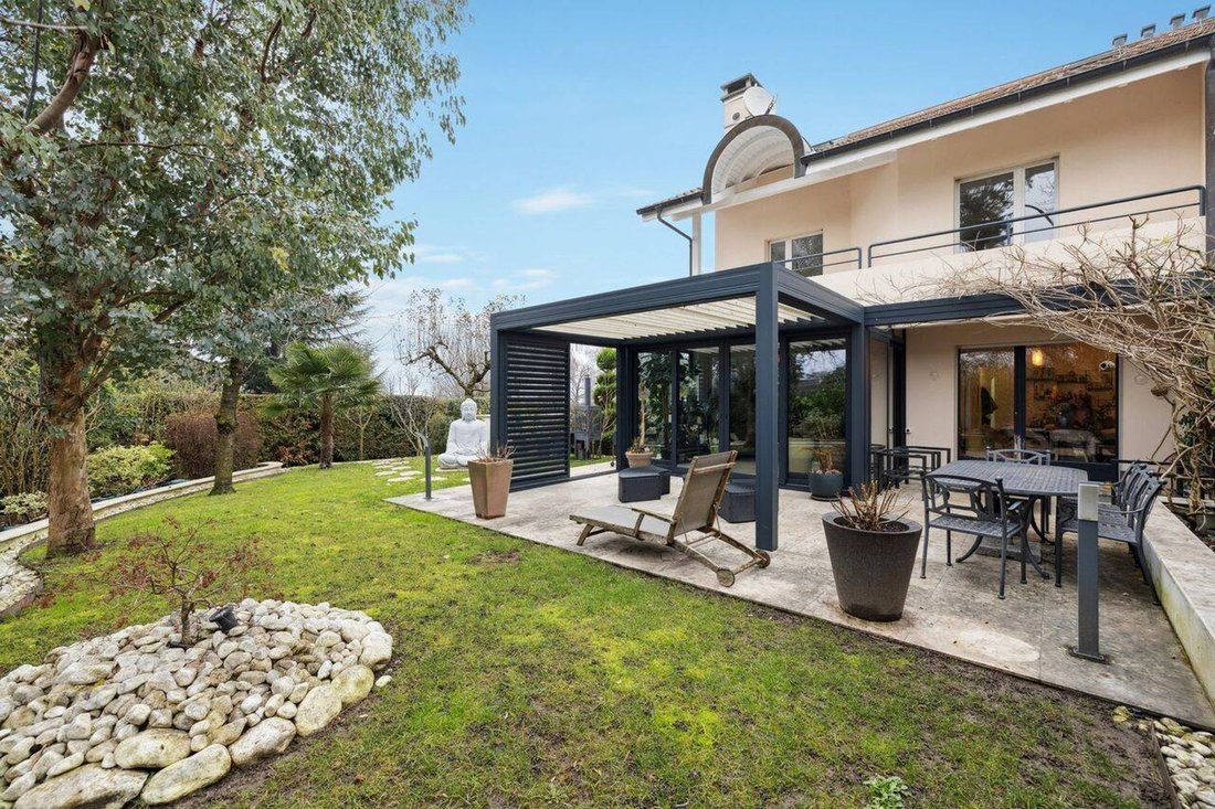 Elegant Semi Detached House, Green Setting In Corsier