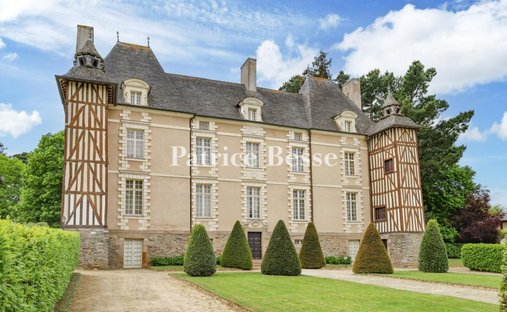 Schloss in Rennes, Bretagne, Frankreich 1