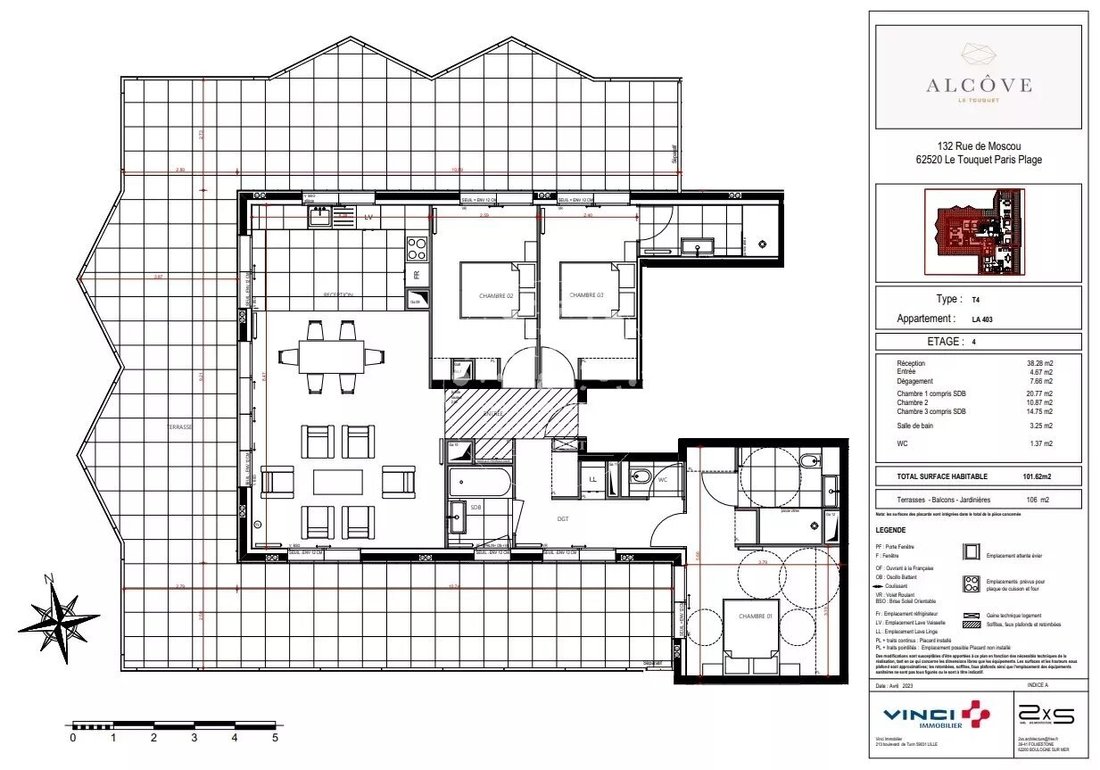 Apartment in Littoral, Le Touquet-Paris-Plage, France 2 - 13890592