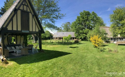 House in Saint-Leger-de-Rotes, Normandy, France 1