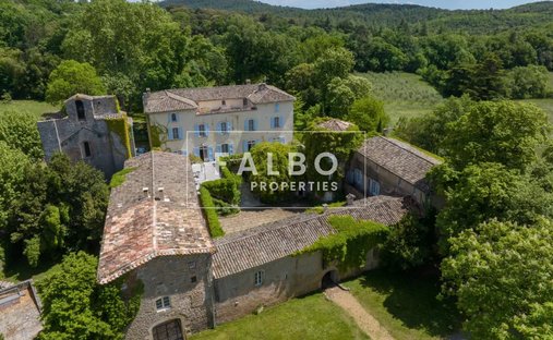 Castello a Anduze, Occitania, Francia 1