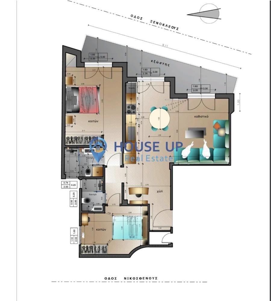 Apartment in Sunoikia Pagkratiou, 2nd District of Athens, Athens 3 - 17845219