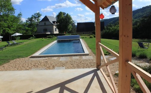 Magnificent Medieval Castle Overlooking The Lot Valley, With Swimming Pool, Outbuildings, Near Figea