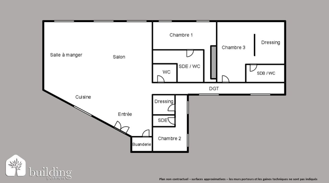 Apartment in Bois de Boulogne, Paris 16e Arrondissement, Paris 2 - 17850039