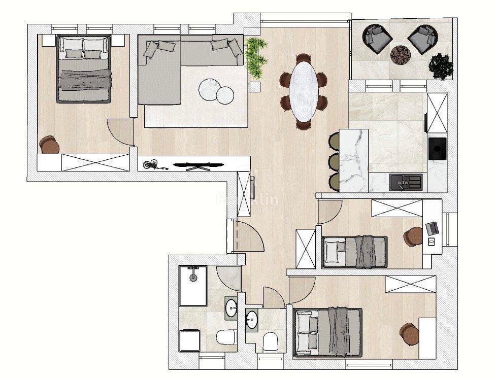 Apartment in Mjesni odbor Jarun, Zagreb, City of Zagreb 4 - 17850370
