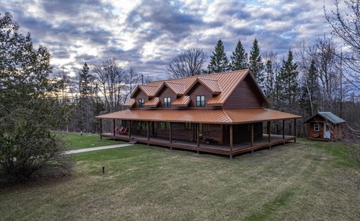 Corps de ferme à Floodwood, Minnesota, États-Unis 1