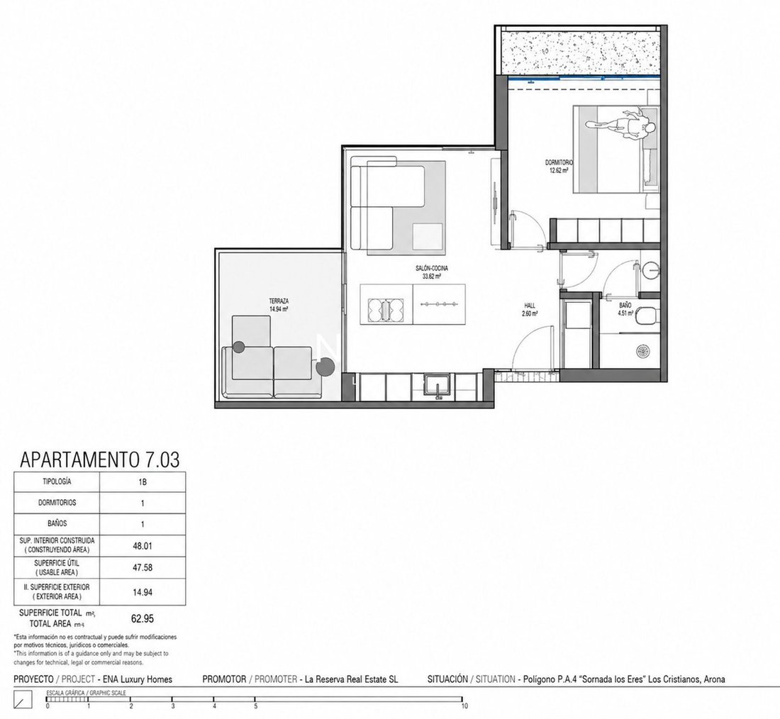 Apartment in Los Cristianos, Canary Islands, Spain 5 - 17860959