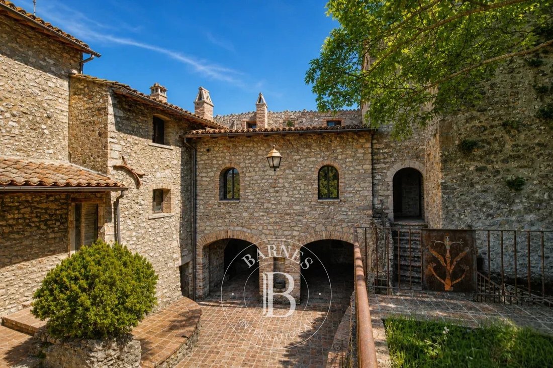 Castle in Spoleto, Umbria, Italy 3 - 17870567