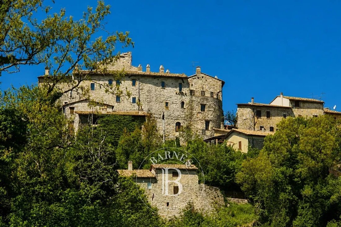 Castle in Spoleto, Umbria, Italy 1 - 17870567