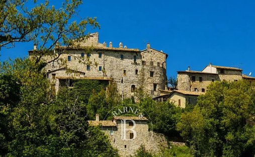 Schloss in Spoleto, Umbrien, Italien 1