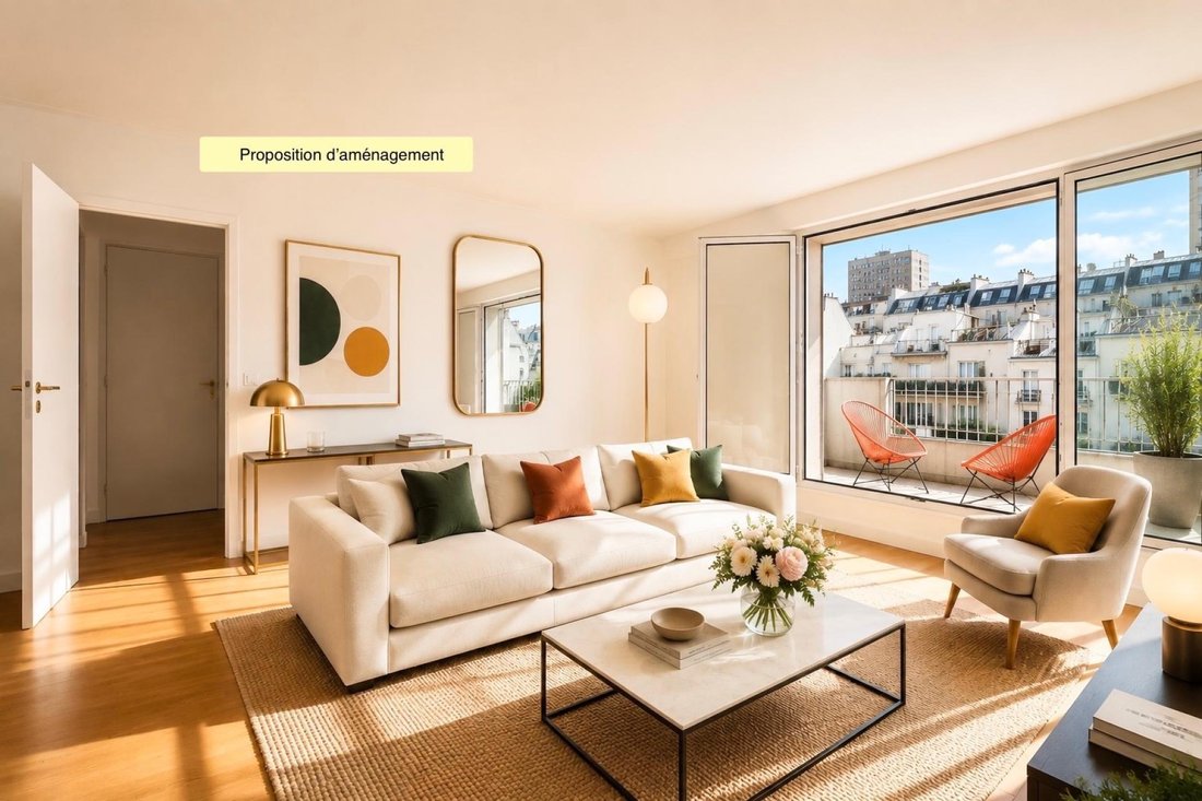 Maisonette Auf Den Letzten Etagen, In Paris, île De France, Frankreich ...