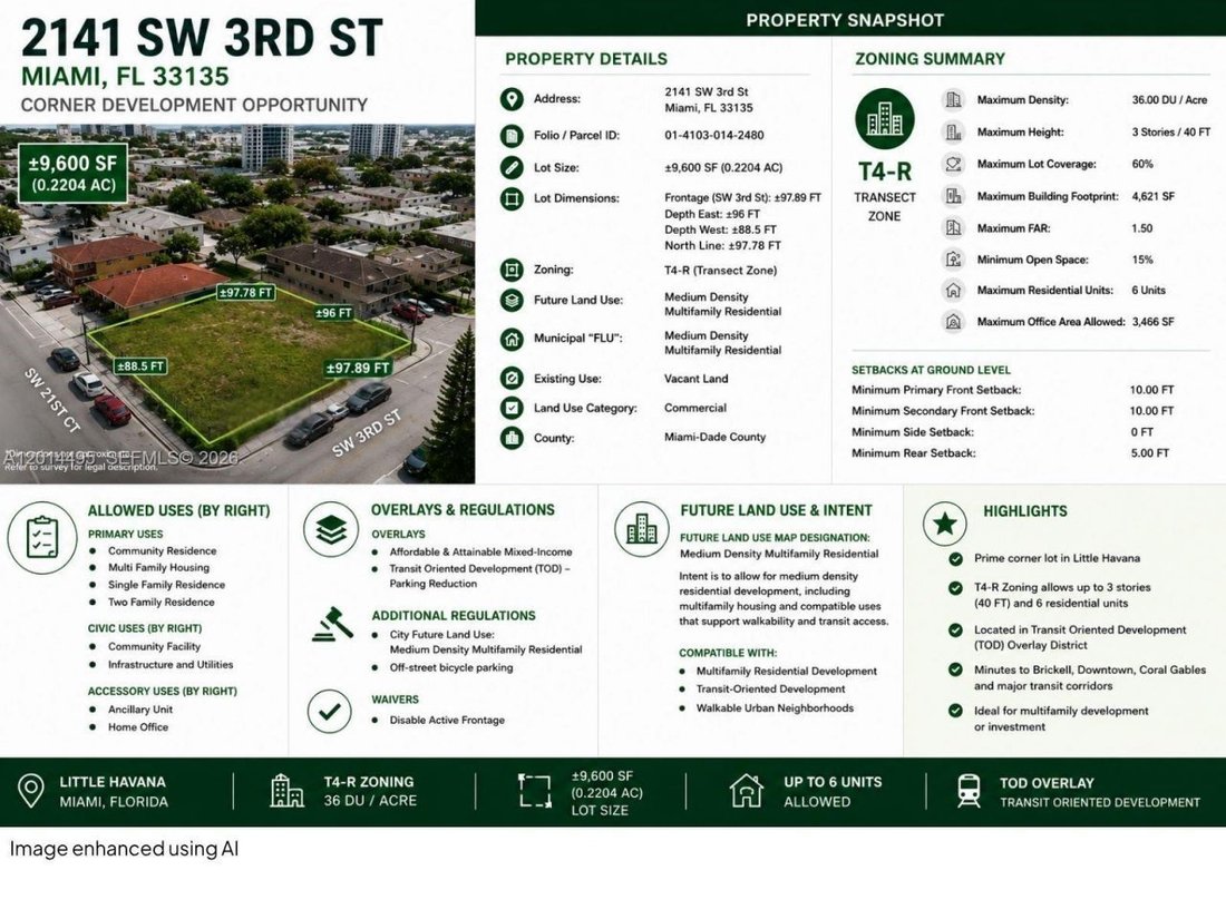 Land in Miami, Florida, United States 1 - 17878022