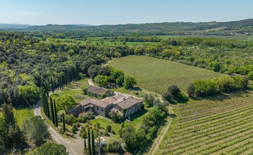 Casa de Campo en Montalcino, Toscana, Italia 1