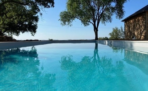 Magnificent Medieval Castle Overlooking The Lot Valley, With Swimming Pool, Outbuildings, Near Figea