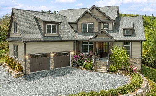 Maison à Blowing Rock, Caroline du Nord, États-Unis 1