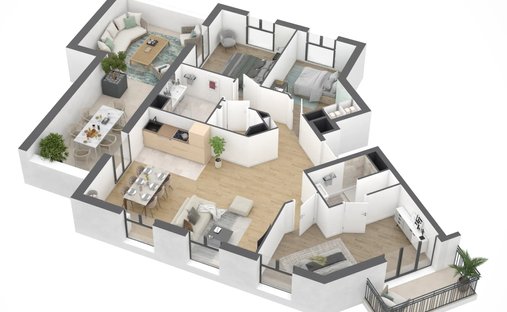 Apartment in Le Coulon, Thiais, France 1