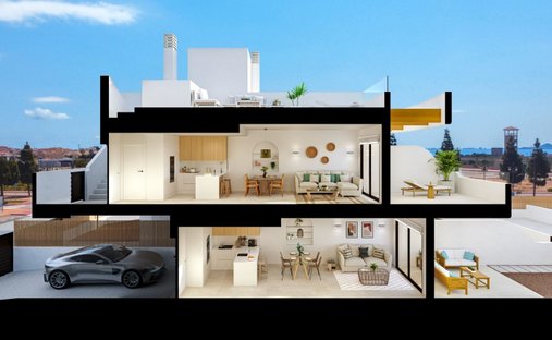 Villa à Los Alcázares, Murcie, Espagne 1