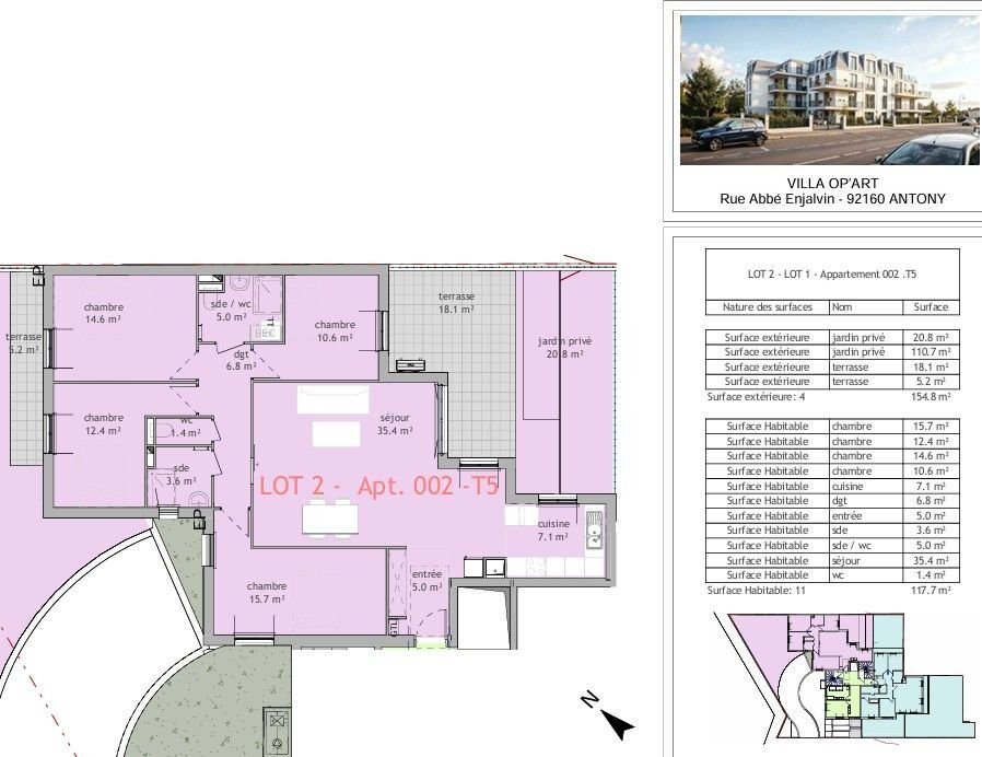 Apartment in Antony, Ile-de-France, France 4 - 16709929