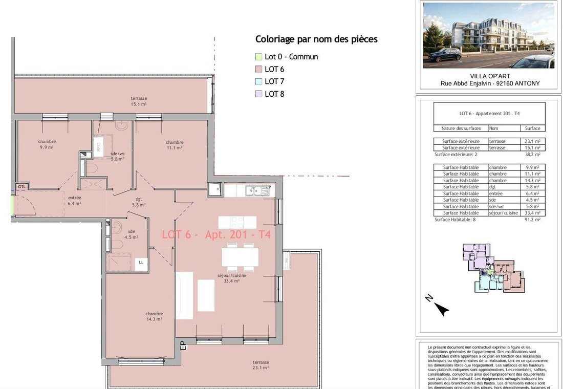 Apartment in Antony, Ile-de-France, France 4 - 16709945