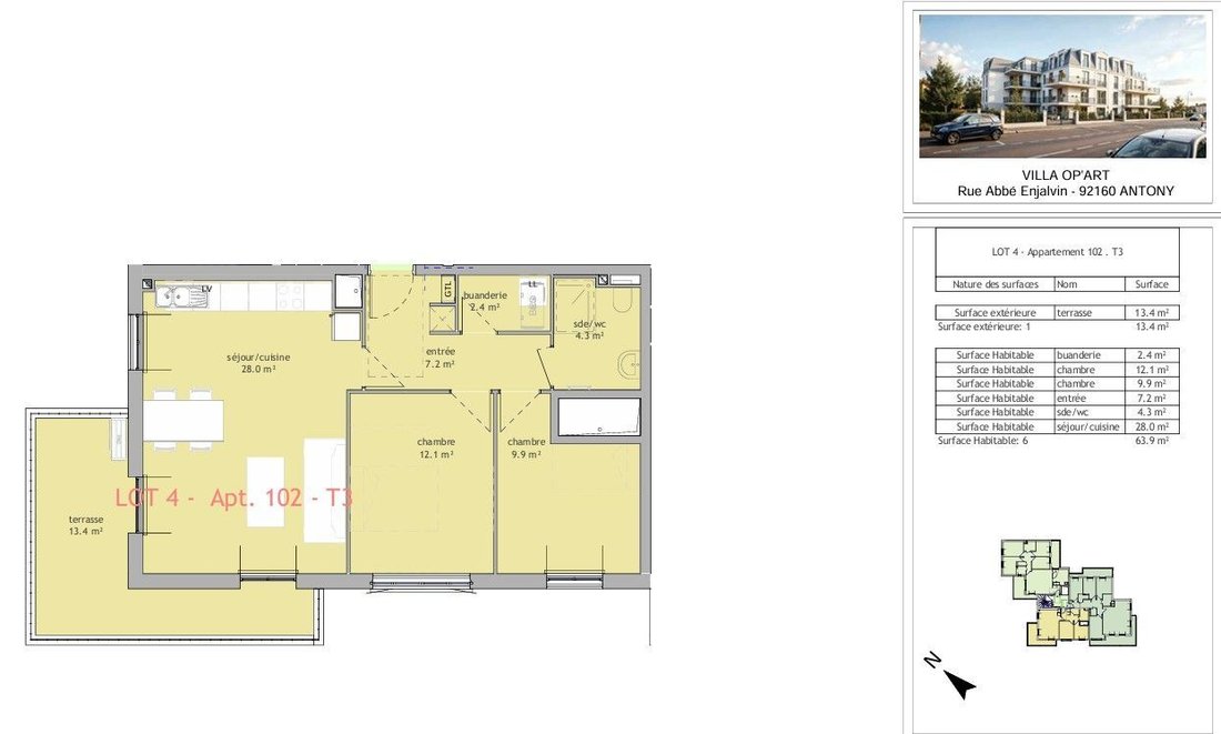Apartment in Antony, Ile-de-France, France 4 - 16665971