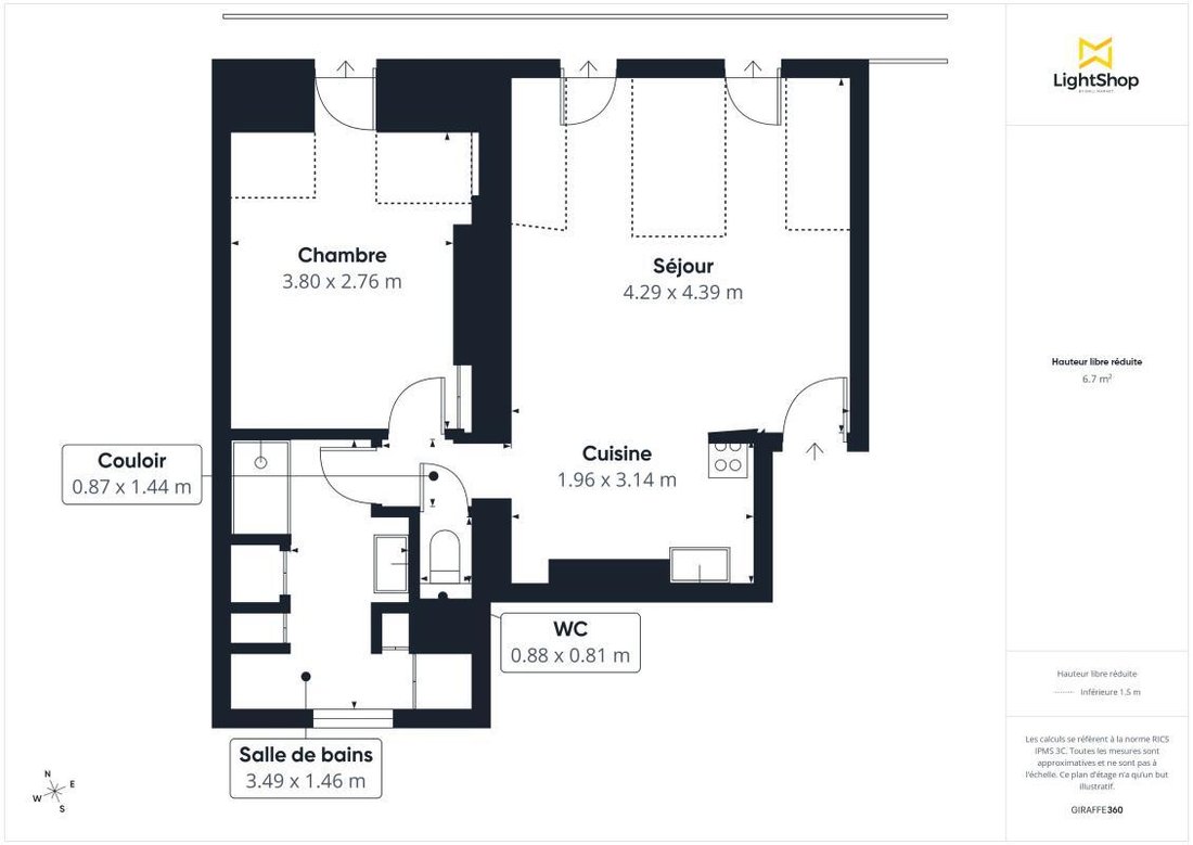 Apartment in Vivienne-Gaillon, Paris 2e Arrondissement, Paris 3 - 17930084