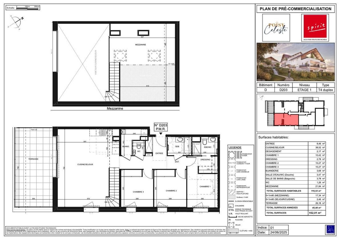 Attico a Periferia, Poisy, Francia 1 - 16503685