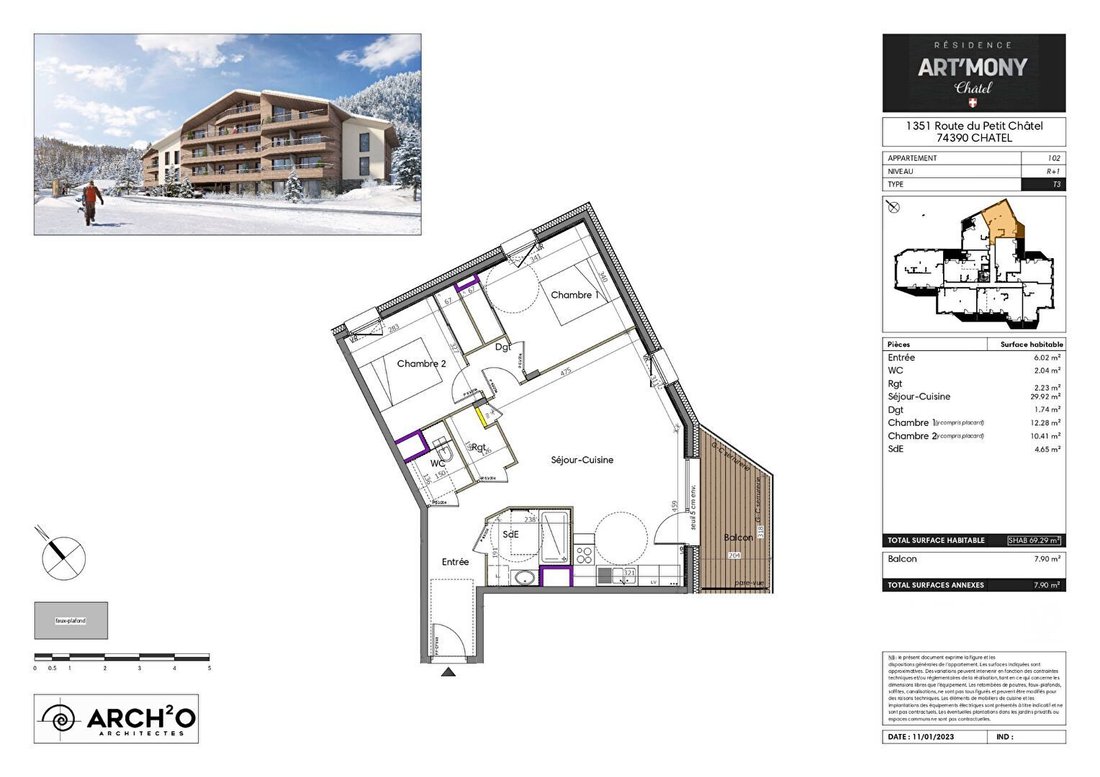 Apartment in Châtel, Auvergne-Rhône-Alpes, France 2 - 15445923