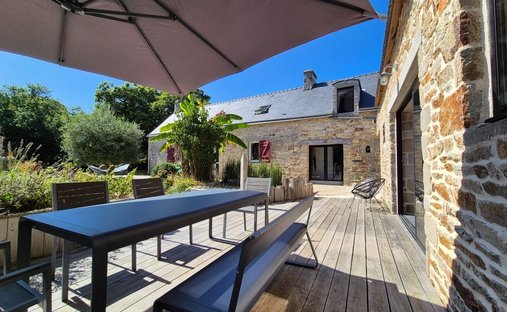 House in Ploneour-Lanvern, Brittany, France 1