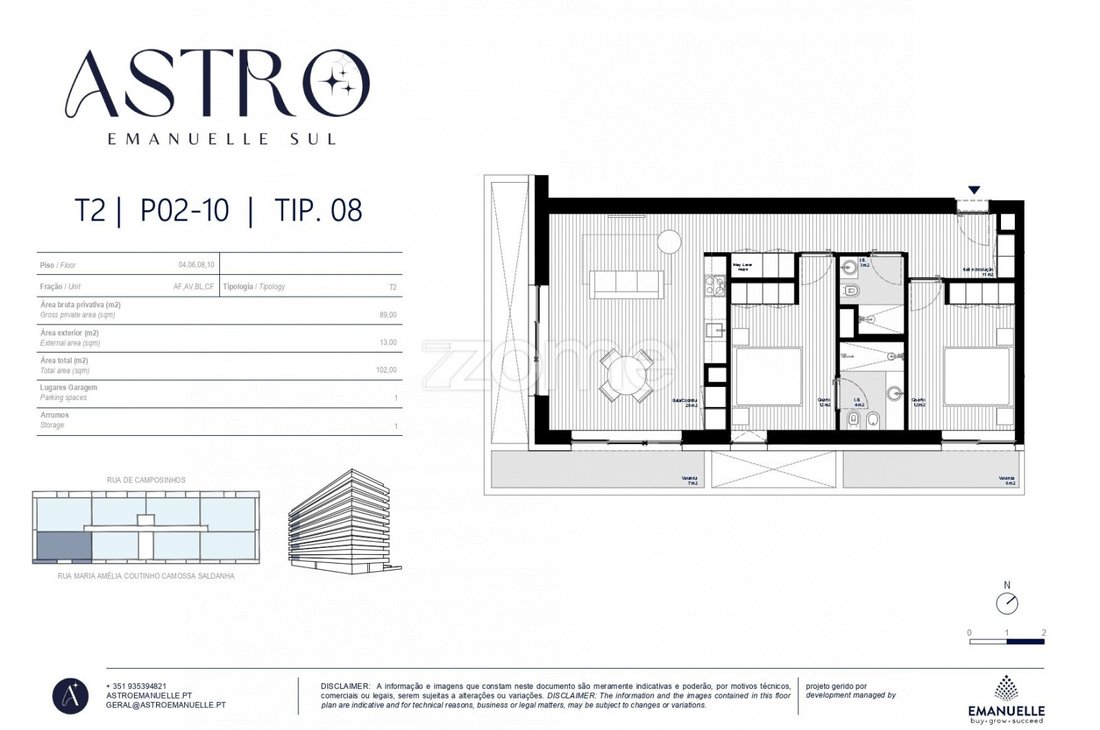 Appartement à Matosinhos et Leca da Palmeira, District de Porto, Portugal 1 - 17935345