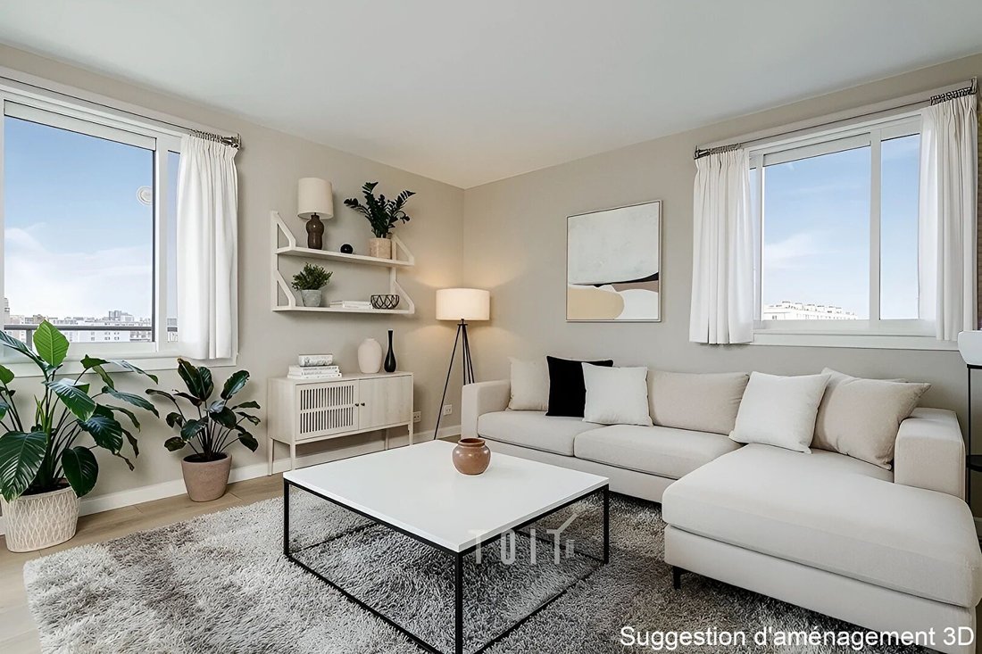 Apartment in Nationale-Deux Moulins, Paris 13e Arrondissement, Paris 3 - 17847263