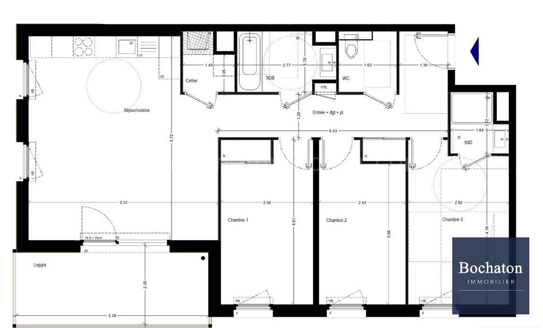 Apartment in Vétraz-Monthoux, Auvergne-Rhône-Alpes, France 2 - 16834620