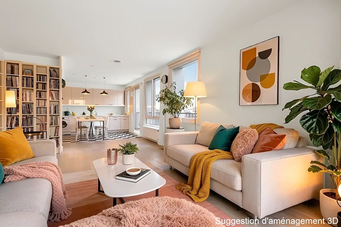 Apartment in Nationale-Deux Moulins, Paris 13e Arrondissement, Paris 1 - 17847263