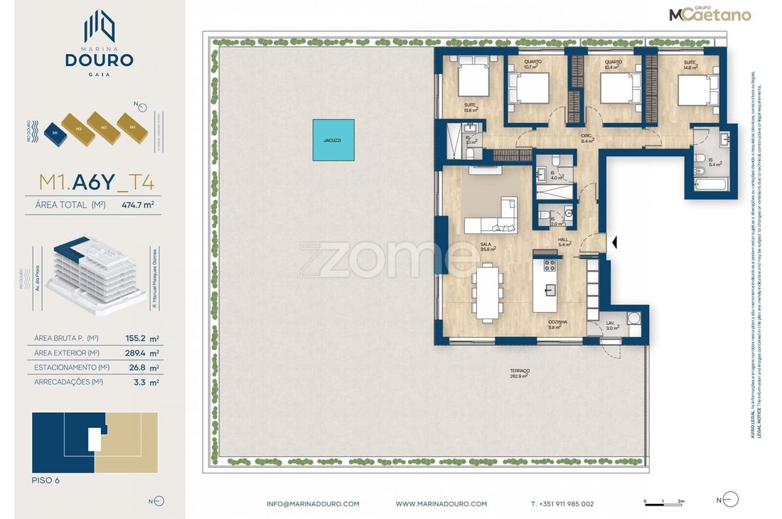 Apartment in Canidelo, Porto District, Portugal 5 - 17935352
