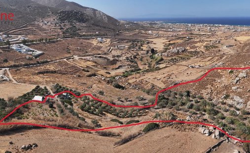 Land in Naxos, Aegean, Griechenland 1