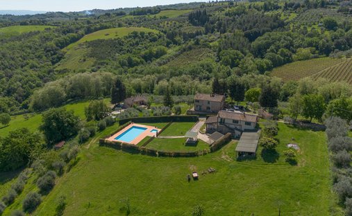 Casa di campagna a Montaione, Toscana, Italia 1