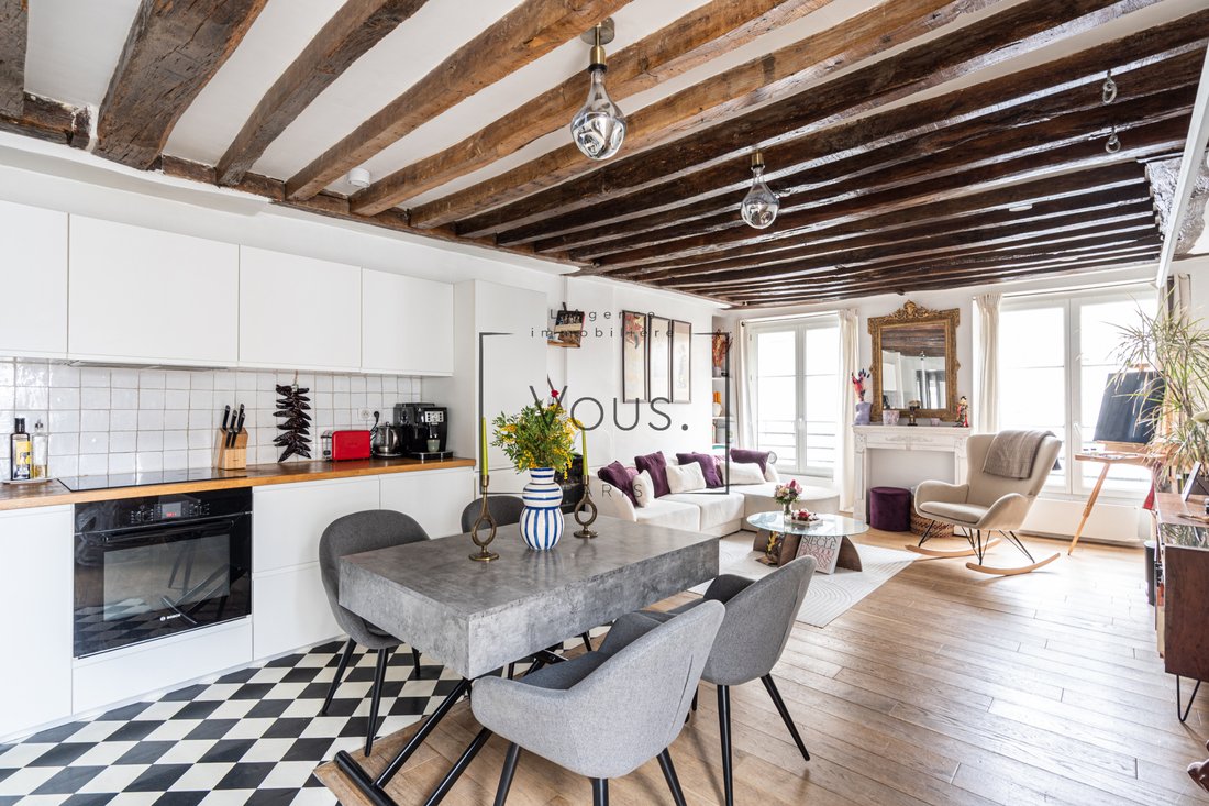 Apartment in Enfants Rouges, Paris 3e Arrondissement, Paris 3 - 17944563