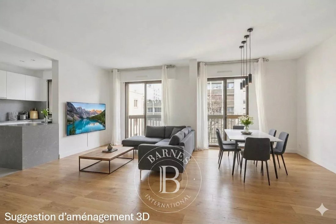 Apartment in Auteuil Sud, Paris 16e Arrondissement, Paris 3 - 17487577
