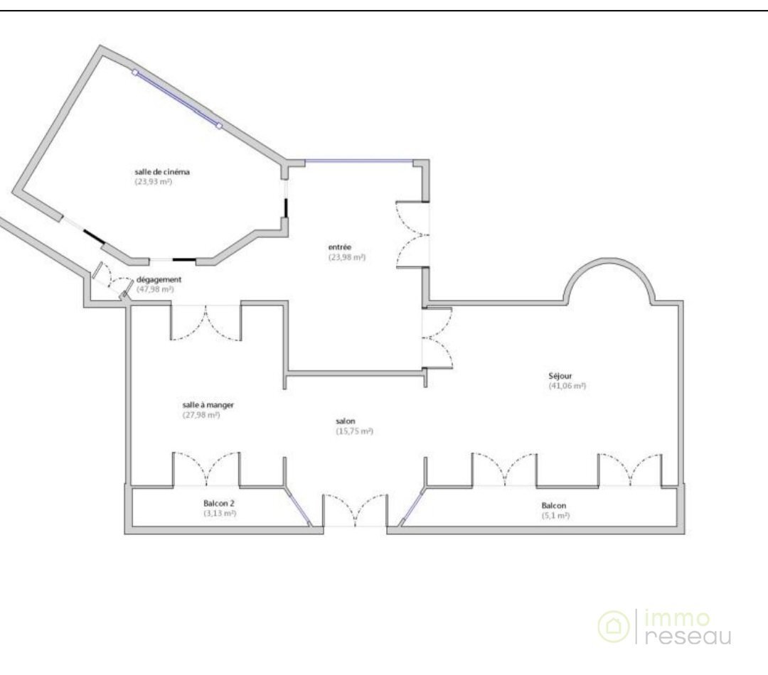 Apartment in Bois de Boulogne, Paris 16e Arrondissement, Paris 4 - 17954300