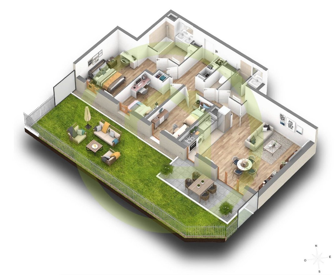 Apartment in Centre Ville-Tour du Lac, Enghien-les-Bains, France 1 - 17953409