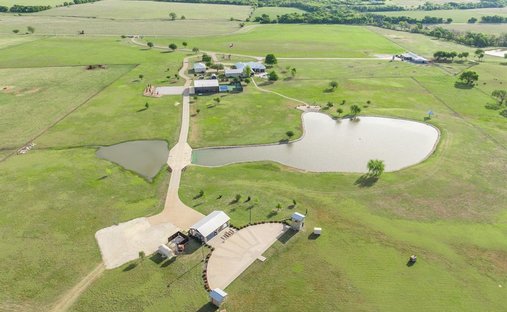 Corps de ferme à Abbott, Texas, États-Unis 1
