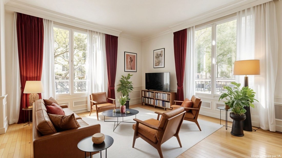 Apartment in Bois de Boulogne, Paris 16e Arrondissement, Paris 1 - 17956347