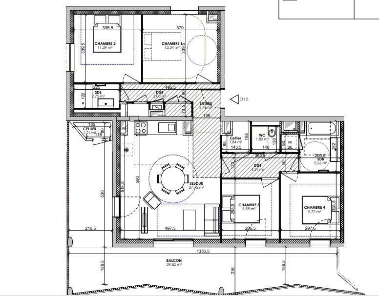 Apartment in Gerland, Lyon 7e Arrondissement, Lyon 1 - 17958889