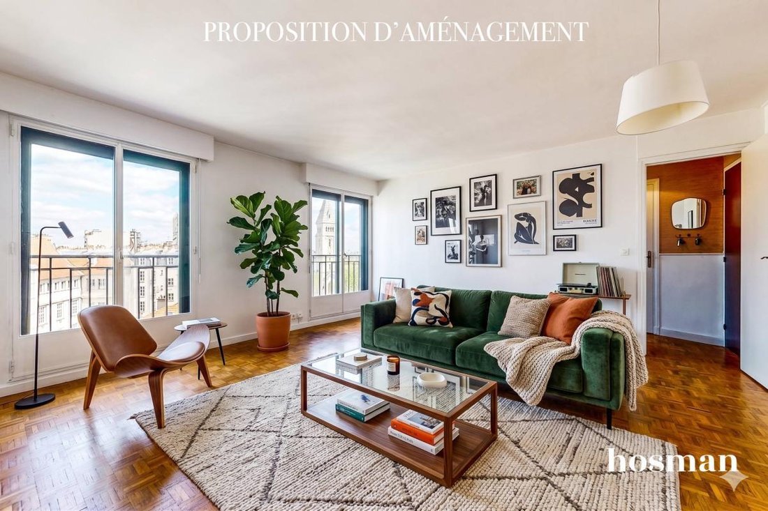 Apartment in Jean Moulin-Porte d'Orléans, Paris 14e Arrondissement, Paris 1 - 17962122