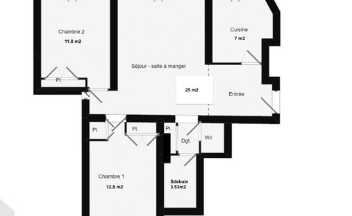 Appartement à Silly-Gallieni, Boulogne-Billancourt, France 1