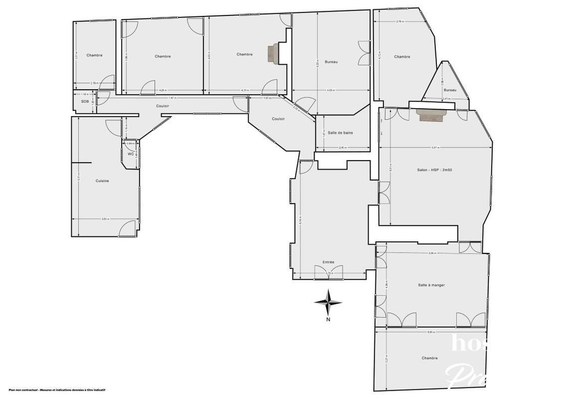 Appartamento a Lafayette-Richer, Paris 9e Arrondissement, Parigi 3 - 17464591